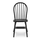 International Concepts Solid Wood Windsor Spindle Back Dining Chair
