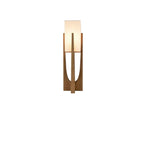 Lampade da terra a LED vintage in legno con paralume in tessuto