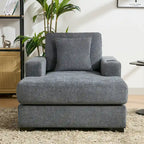 Chaise longue oversize a tre misure con cuscini