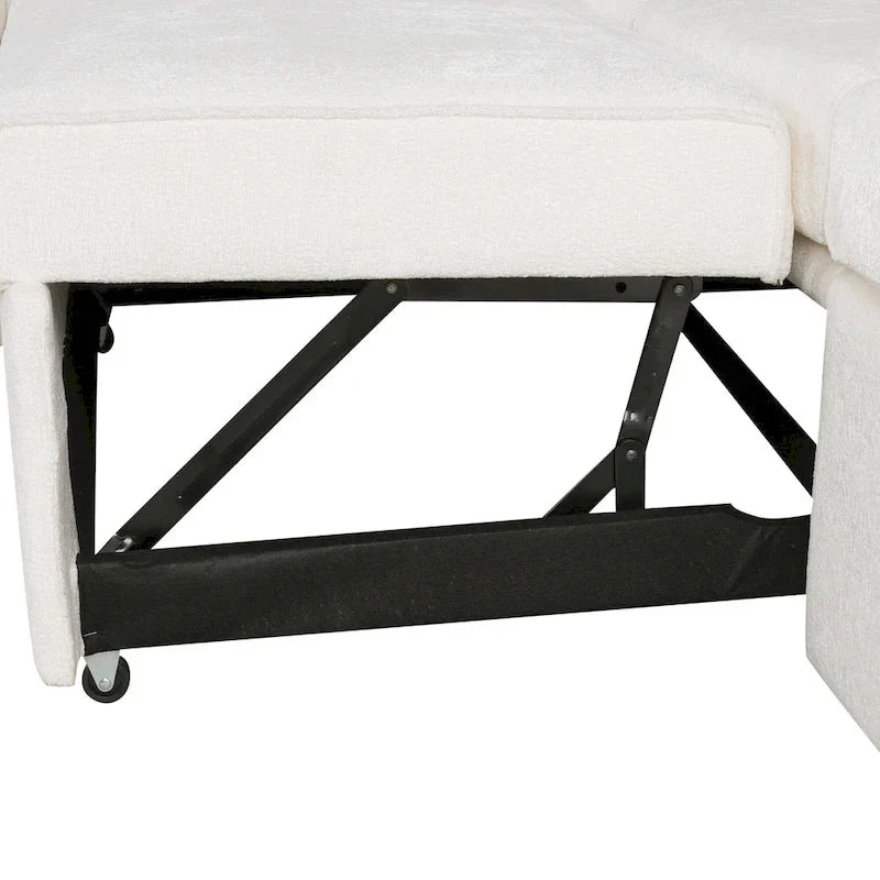 Divano sezionale con divano letto estraibile