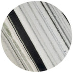 Tavolino d'appoggio rotondo alto in marmo Ghicu di SAFAVIEH Couture - 55,8 cm L x 53,3 cm P x 61 cm A - 53,3x53,3x61 cm