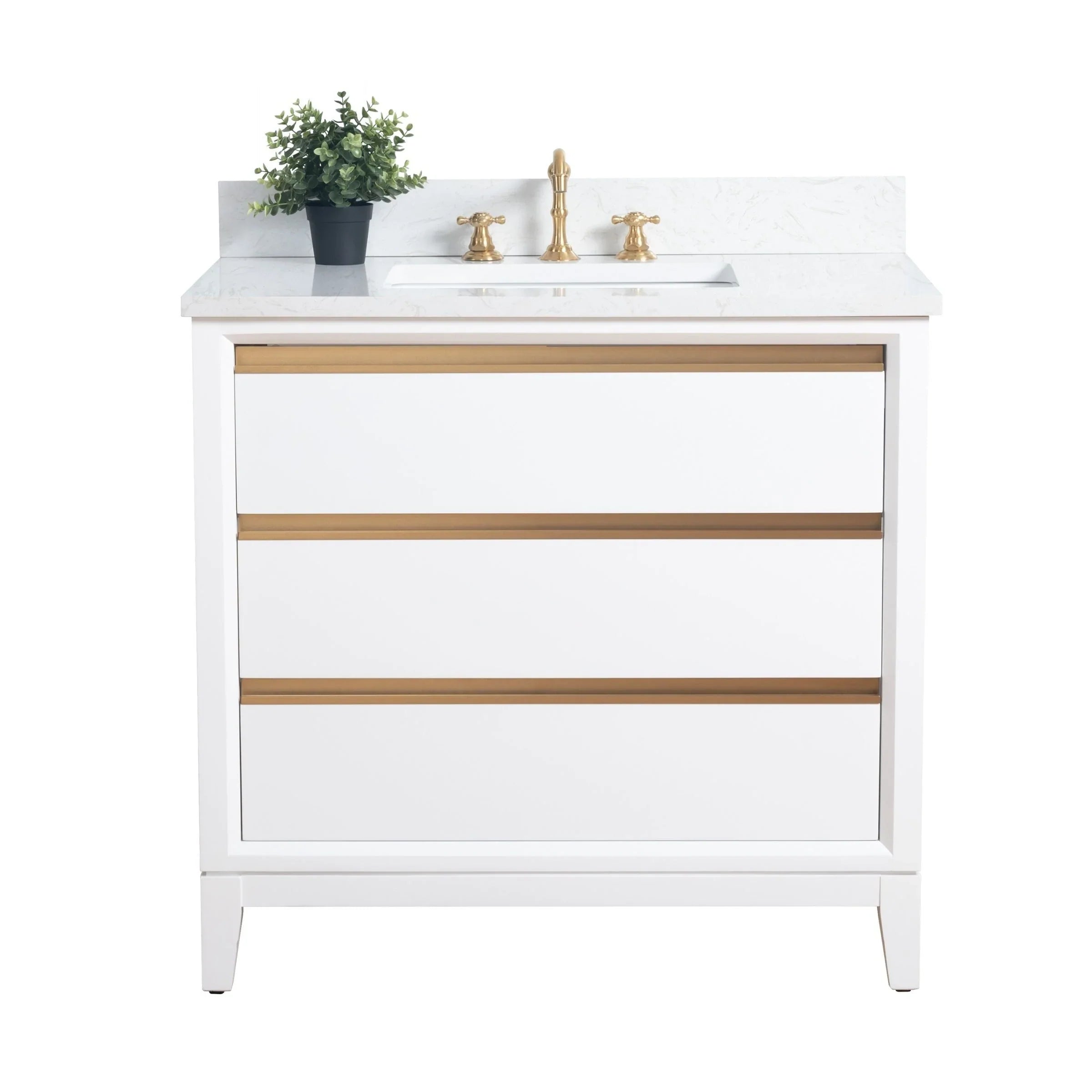 Mobile da Bagno Vanity Art con Lavabo in Ceramica e Top in Marmo Ricomposto