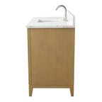 Mobile da Bagno Vanity Art con Lavabo in Ceramica e Top in Marmo Ricomposto