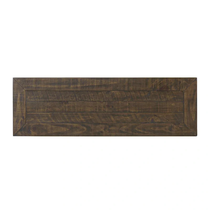 The Gray Barn Downington Consolle da Divano in Legno Massello a 2 Cassetti