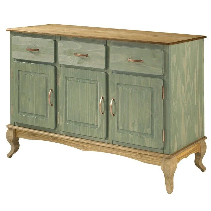 Credenza in legno verde