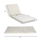 Christopher Knight Home - Set di 2 Chaise Lounge da Esterno in Acacia Michael