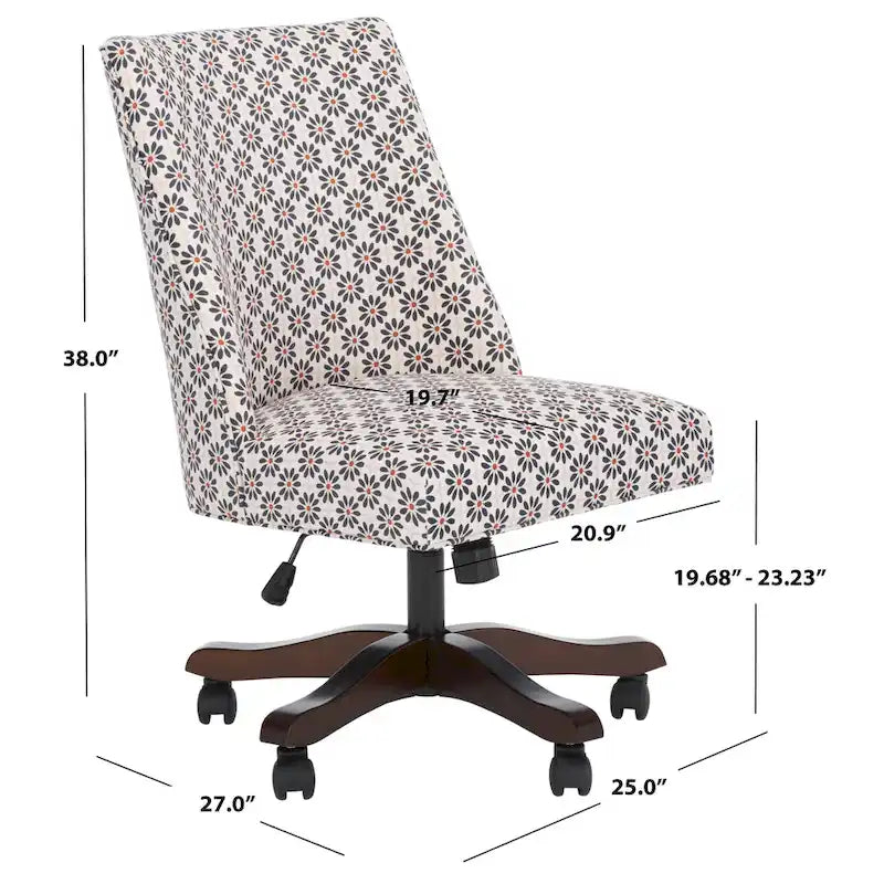 Sedia da scrivania SAFAVIEH Meggan - 25Wx27Dx38H