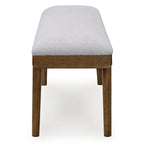 Panca da pranzo imbottita Signature Design by Ashley Lyncott Grigio/Marrone 59 - 59,25 L x 15,13 P x 19,75 A