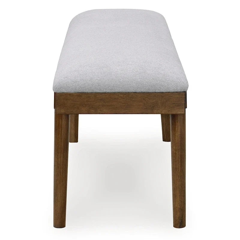 Panca da pranzo imbottita Signature Design by Ashley Lyncott Grigio/Marrone 59 - 59,25 L x 15,13 P x 19,75 A