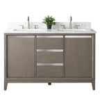 Mobile da Bagno Vanity Art con Lavabo in Ceramica e Top in Marmo Ricomposto