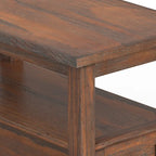 WYNDENHALL Norfolk TAVOLINO LATERALE STRETTO RETTANGOLARE TRADIZIONALE IN LEGNO MASSELLO, LARGHEZZA 14 POLLICI - 14 pollici di larghezza