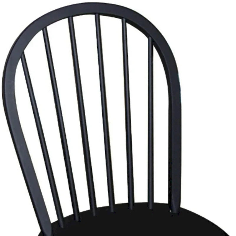 International Concepts Solid Wood Windsor Spindle Back Dining Chair