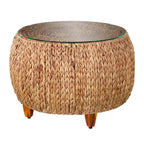Tavolino SEI Furniture Terraza rotondo in giacinto d'acqua