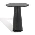 Tavolino d'appoggio rotondo alto in marmo Ghicu di SAFAVIEH Couture - 55,8 cm L x 53,3 cm P x 61 cm A - 53,3x53,3x61 cm