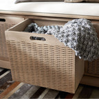 SAFAVIEH Fiorello Panca Contenitore a 3 Cassetti con Cuscino - 47,3 L x 15 P x 19 A - 47Lx15Px19A