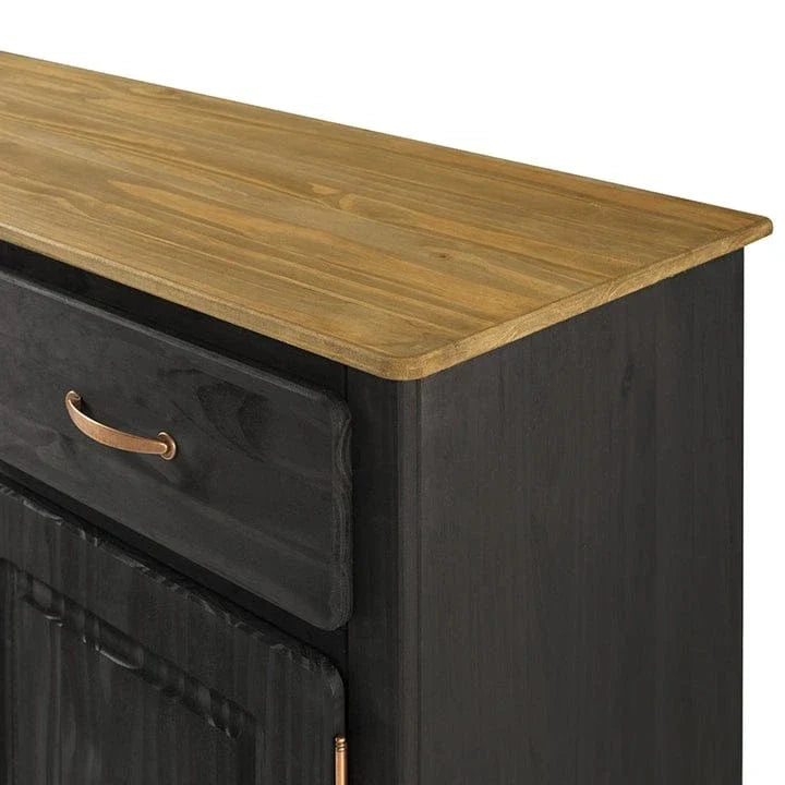 Credenza in legno verde