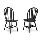 Sedia da pranzo in legno massello Windsor Arrowback