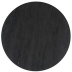 Tavolino d'appoggio rotondo alto in marmo Ghicu di SAFAVIEH Couture - 55,8 cm L x 53,3 cm P x 61 cm A - 53,3x53,3x61 cm