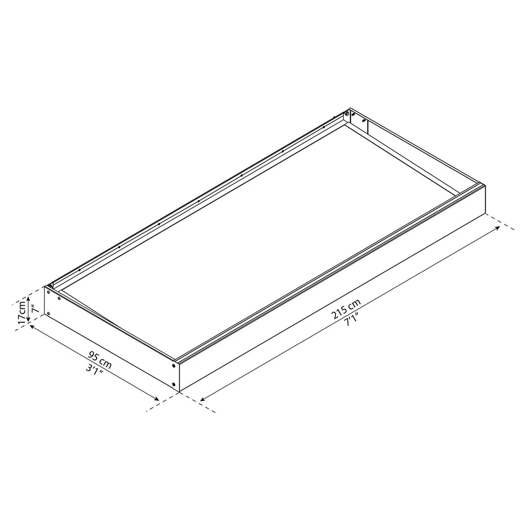 Tendalino per porte e finestre Sophia 91 cm, grigio trasparente