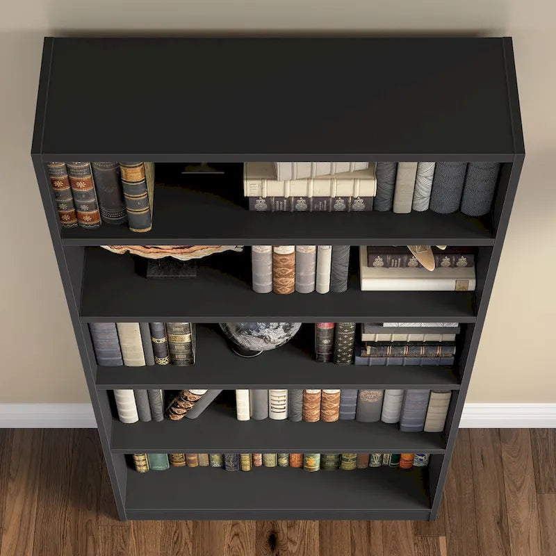 Libreria a 5 ripiani alta universale di Bush Furniture