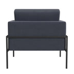 HomePop Modern Upholstered Club Chair w/Metal Frame