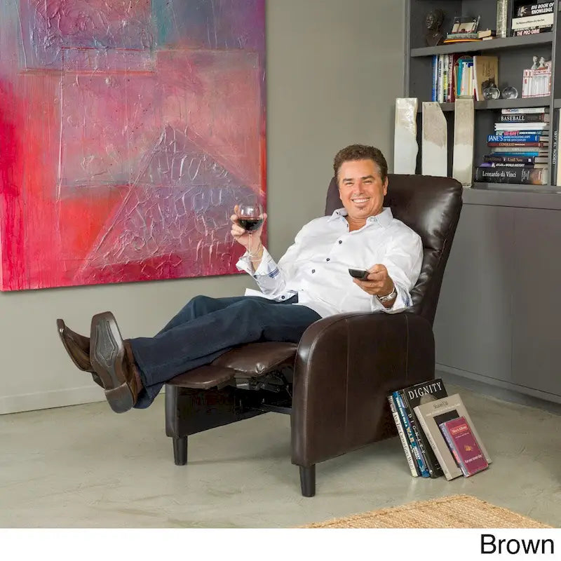Poltrona reclinabile Stratton di Christopher Knight Home