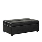 Divano letto pieghevole estraibile a forma di pouf singolo con materasso, letto per gli ospiti convertibile, divano letto rivestito in PU
