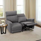 MCombo 60.2 Power Loveseat Recliner Sofa with Massage and Dual Heating, Adjustable Headrest, USB & Type C Port, Fabric