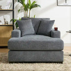 Chaise longue oversize a tre misure con cuscini