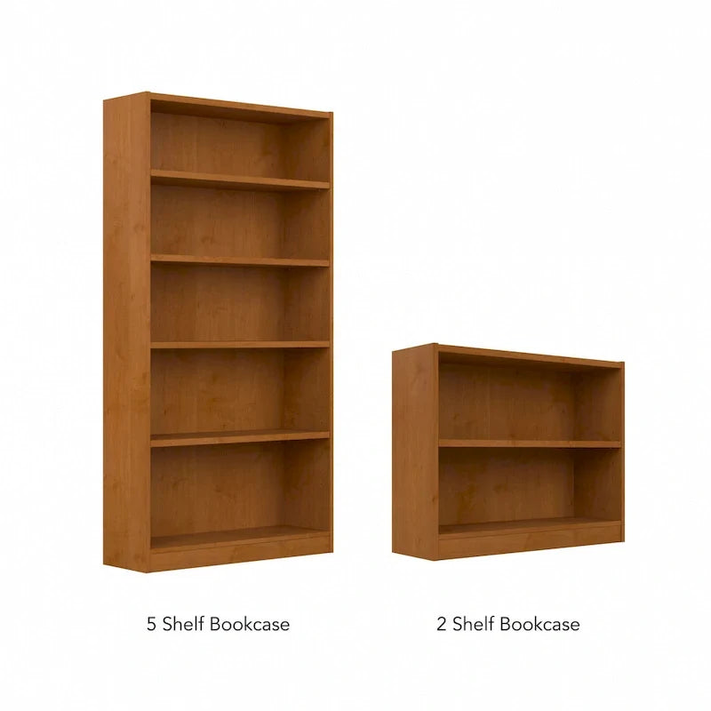 Libreria a 5 ripiani alta universale di Bush Furniture