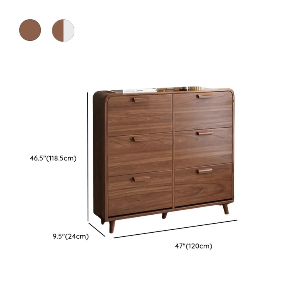 Scarpiera tradizionale in legno massello a 3 livelli, regolabile e a scomparsa