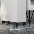 Mobiletto per bagno piccolo con foro per carta