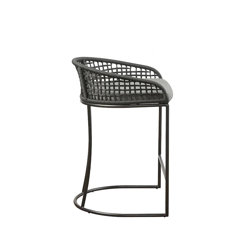Madison Park Carmel Woven Counter Stool 25