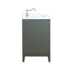 Mobile da Bagno Vanity Art con Lavabo in Ceramica e Top in Marmo Ricomposto