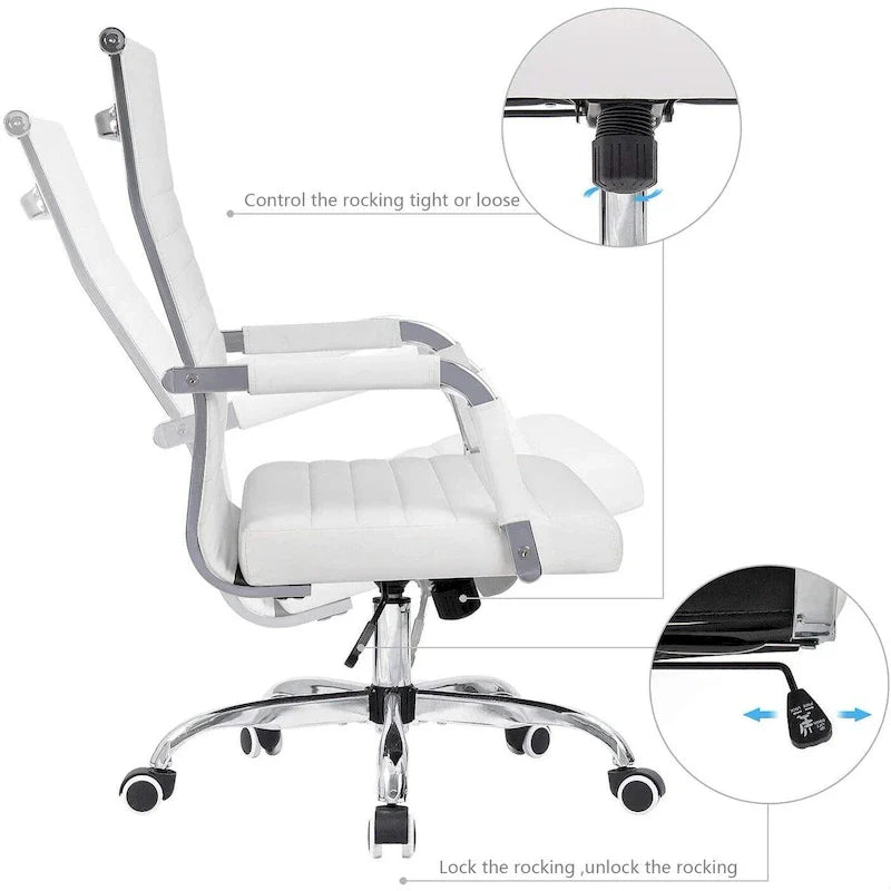 Homall Ribbed Office Chair Computer Desk Chair