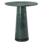 Tavolino d'appoggio rotondo alto in marmo Ghicu di SAFAVIEH Couture - 55,8 cm L x 53,3 cm P x 61 cm A - 53,3x53,3x61 cm