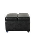 Divano letto pieghevole estraibile a forma di pouf singolo con materasso, letto per gli ospiti convertibile, divano letto rivestito in PU