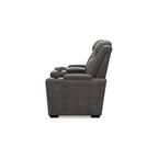 Divanetto reclinabile elettrico Signature Design by Ashley HyllMont grigio con consolle - 71.75 L x 39 P x 44 A