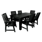 HIGHWOOD PROFESSIONAL Set da pranzo da esterno 7 pezzi 42x72