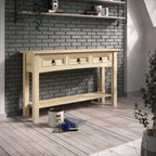 Consolle in Legno con 3 Cassetti Corona | Furniture Dash - N/A